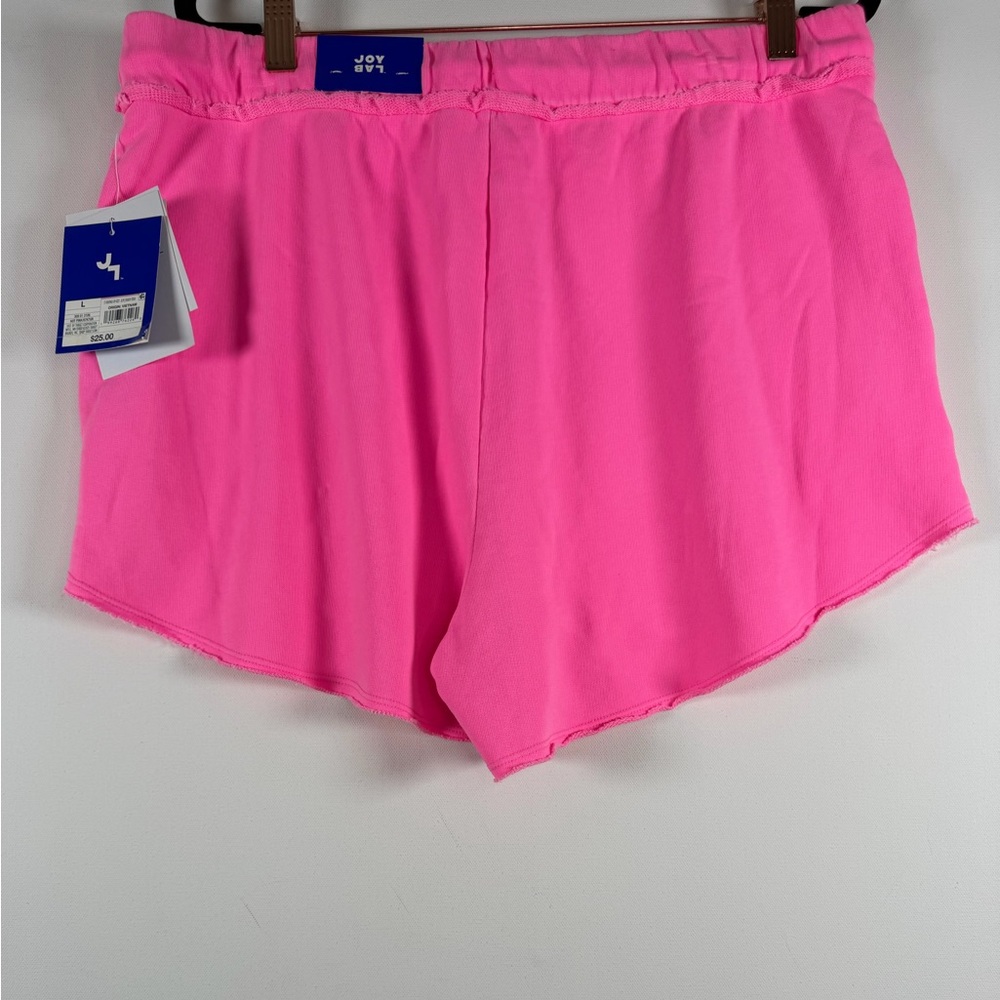 Women’s Washed Jersey High Rise Shorts - Neon Pink - L, XL & XXL - Picture 8 of 16